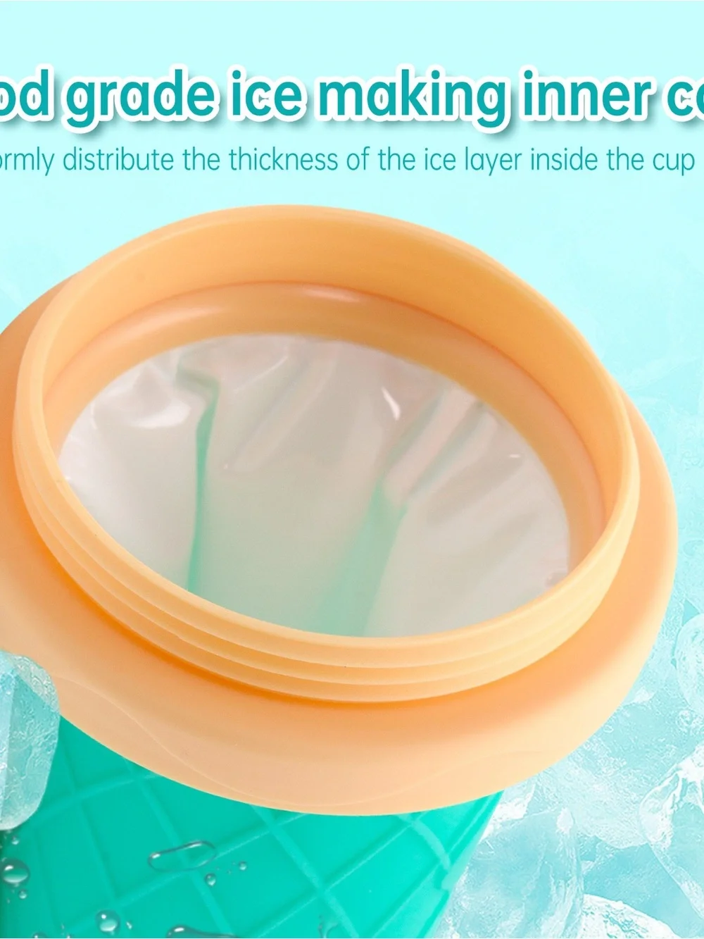 Slushy Maker Cup, DIY Frozen Magic Squeeze Cup for juice Milk & Smoothie